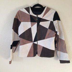 Karen Arnold Leather Suede Jacket